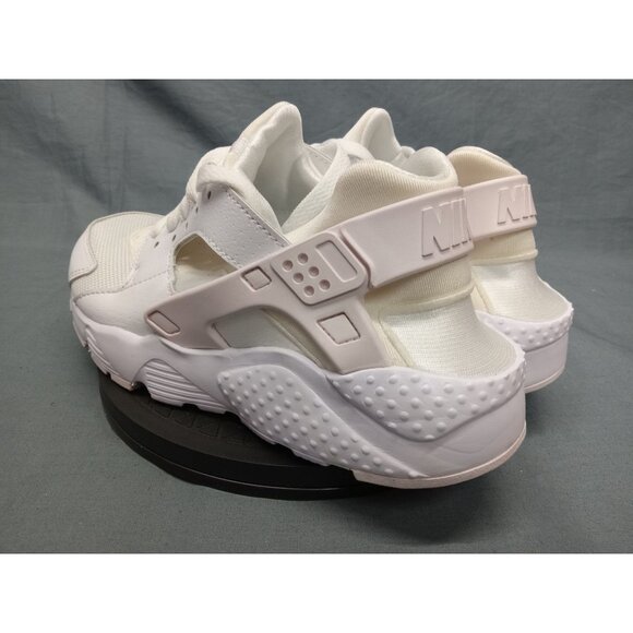 Nike Girls Air Huarache Run (GS) Sneakers Mesh White Platinum Size 5Y NEW NO BOX - Picture 7 of 11